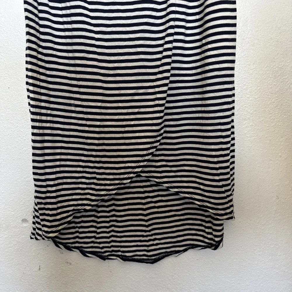 CAbi 5105 Boat Striped Maxi dress, blue/white‎ Sz Small, nautical, coastal